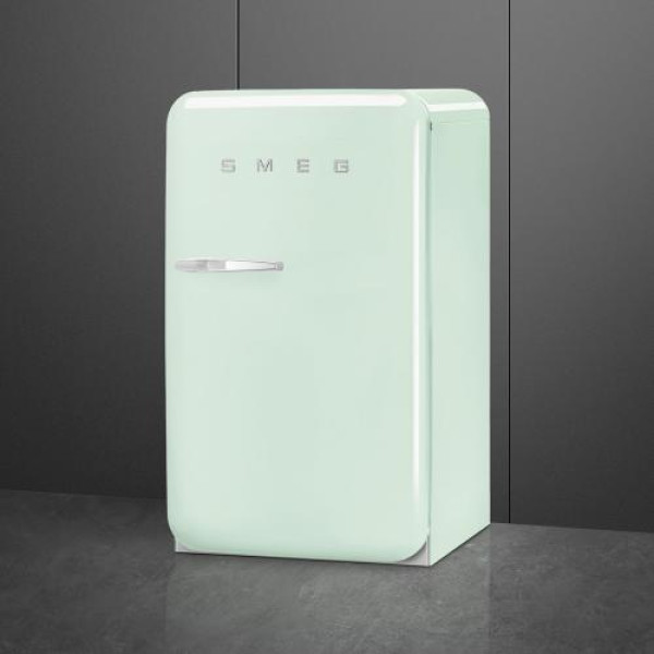 Külmik smeg, 50-ndate stiil, 97 cm, 17/105 l, 35 db, mehaaniline juhtimine, parem, pastellroheline