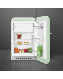 Külmik smeg, 50-ndate stiil, 97 cm, 17/105 l, 35 db, mehaaniline juhtimine, parem, pastellroheline-foto5