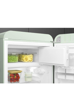 Külmik smeg, 50-ndate stiil, 97 cm, 17/105 l, 35 db, mehaaniline juhtimine, parem, pastellroheline-foto4