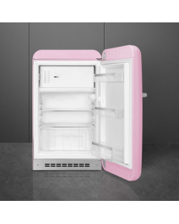 Külmik smeg, 50-ndate stiil, 97 cm, 17/105 l, 37 db, mehaaniline juhtimine, parem, pastellroosa-foto2