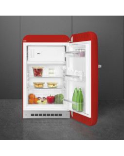 Külmik smeg, 50-ndate stiil, 97 cm, 17/105 l, 35 db, mehaaniline juhtimine, parem, punane-foto4