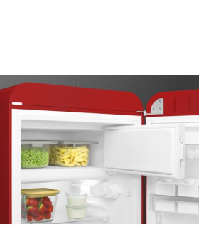 Külmik smeg, 50-ndate stiil, 97 cm, 17/105 l, 35 db, mehaaniline juhtimine, parem, punane-foto3