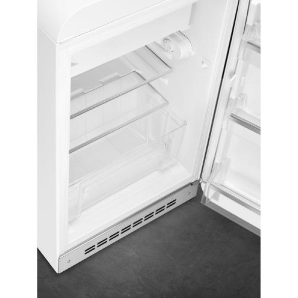 Külmik smeg, 50-ndate stiil, 97 cm, 17/105 l, 35 db, mehaaniline juhtimine, parem, valge