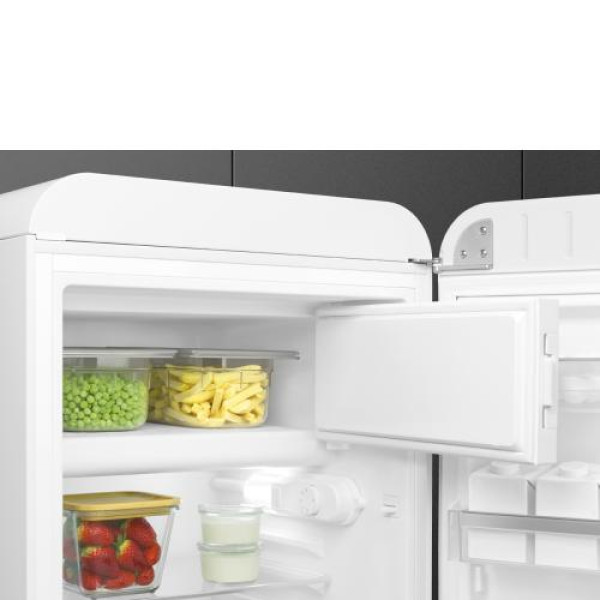Külmik smeg, 50-ndate stiil, 97 cm, 17/105 l, 35 db, mehaaniline juhtimine, parem, valge