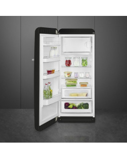 Külmik smeg, 50-ndate stiil, 153 cm, 244/26 l, 35 db, mehaaniline juhtimine, vasak, must-foto2