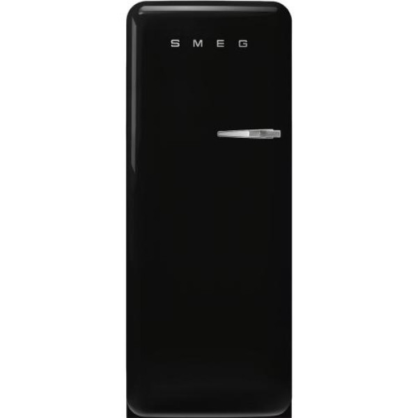 Külmik smeg, 50-ndate stiil, 153 cm, 244/26 l, 35 db, mehaaniline juhtimine, must