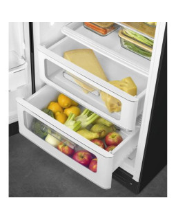 Külmik smeg, 50-ndate stiil, 153 cm, 244/26 l, 35 db, mehaaniline juhtimine, must-foto8