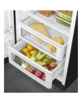Külmik smeg, 50-ndate stiil, 153 cm, 244/26 l, 35 db, mehaaniline juhtimine, must-foto8