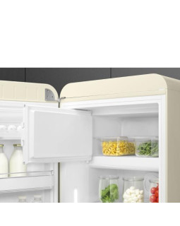 Külmik smeg, 50-ndate stiil, 153 cm, 244/26 l, 35 db, mehaaniline juhtimine, vasak, kreem-foto3