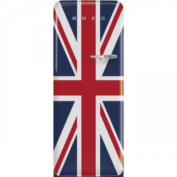 Külmik smeg, 50-ndate stiil, 153 cm, 244/26 l, 38 db, elektrooniline juhtimine, union jack Kodumasinad