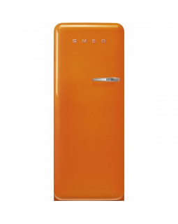 Külmik smeg, 50-ndate stiil, 153 cm, 244/26 l, 35 db, mehaaniline juhtimine, vasak, oranž
