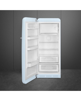 Külmik smeg, 50-ndate stiil, 153 cm, 244/26 l, 35 db, mehaaniline juhtimine, vasak, pastellsinine-foto2