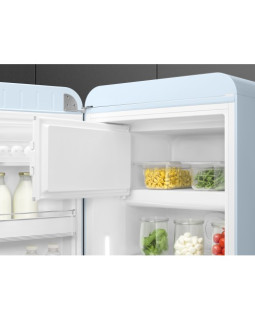 Külmik smeg, 50-ndate stiil, 153 cm, 244/26 l, 35 db, mehaaniline juhtimine, vasak, pastellsinine-foto5