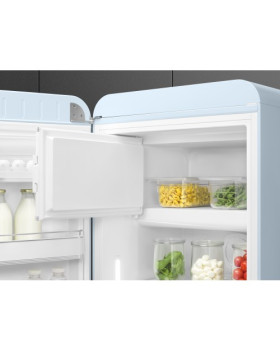 Külmik smeg, 50-ndate stiil, 153 cm, 244/26 l, 35 db, mehaaniline juhtimine, vasak, pastellsinine-foto5