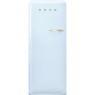 Külmik smeg, 50-ndate stiil, 153 cm, 244/26 l, 35 db, mehaaniline juhtimine, vasak, pastellsinine