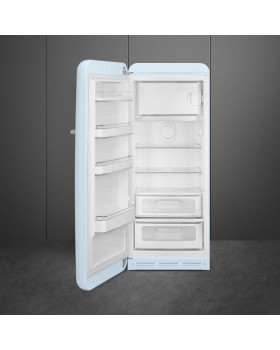 Külmik smeg, 50-ndate stiil, 153 cm, 244/26 l, 35 db, mehaaniline juhtimine, vasak, pastellsinine-foto4