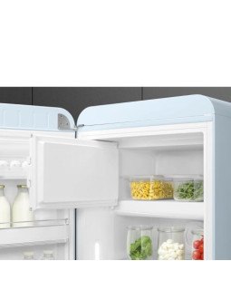 Külmik smeg, 50-ndate stiil, 153 cm, 244/26 l, 35 db, mehaaniline juhtimine, vasak, pastellsinine-foto5