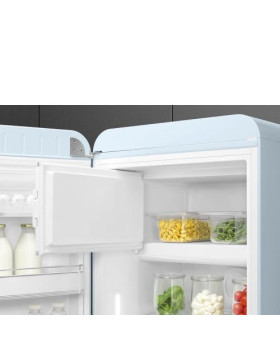 Külmik smeg, 50-ndate stiil, 153 cm, 244/26 l, 35 db, mehaaniline juhtimine, vasak, pastellsinine-foto5