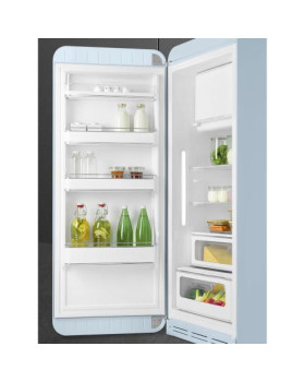 Külmik smeg, 50-ndate stiil, 153 cm, 244/26 l, 35 db, mehaaniline juhtimine, vasak, pastellsinine-foto8