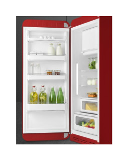 Külmik smeg, 50-ndate stiil, 153 cm, 244/26 l, 35 db, mehaaniline juhtimine, vasak, punane-foto3