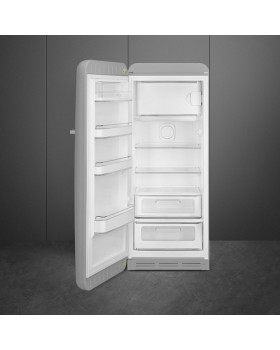 Külmik smeg, 50-ndate stiil, 153 cm, 244/26 l, 35 db, mehaaniline juhtimine, vasak, hõbedane-foto2