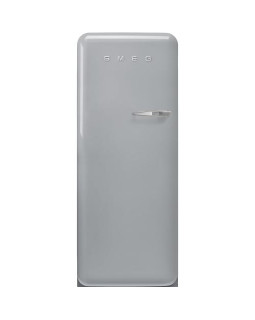 Külmik smeg, 50-ndate stiil, 153 cm, 244/26 l, 35 db, mehaaniline juhtimine, hõbedane Külmik smeg, 50-ndate stiil, 153 cm, 244/26 l, 35 db, mehaaniline juhtimine, hõbedane