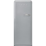 Külmik smeg, 50-ndate stiil, 153 cm, 244/26 l, 35 db, mehaaniline juhtimine, hõbedane
