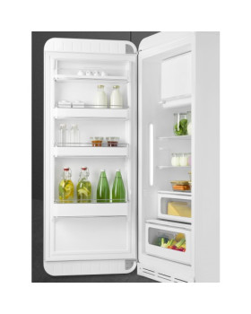 Külmik smeg, 50-ndate stiil, 153 cm, 244/26 l, 35 db, mehaaniline juhtimine, vasak, valge-foto3