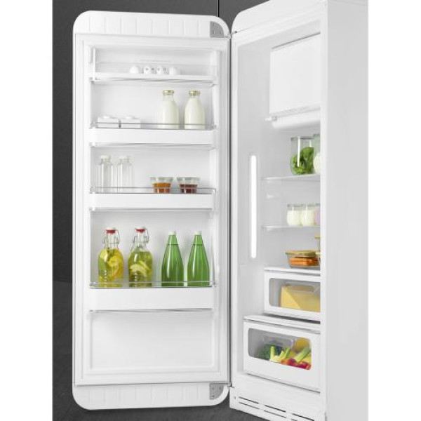 Külmik smeg, 50-ndate stiil, 153 cm, 244/26 l, 35 db, mehaaniline juhtimine, valge