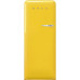 Külmik smeg, 50-ndate stiil, 153 cm, 244/26 l, 35 db, mehaaniline juhtimine, kollane