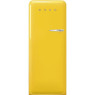 Külmik smeg, 50-ndate stiil, 153 cm, 244/26 l, 35 db, mehaaniline juhtimine, kollane