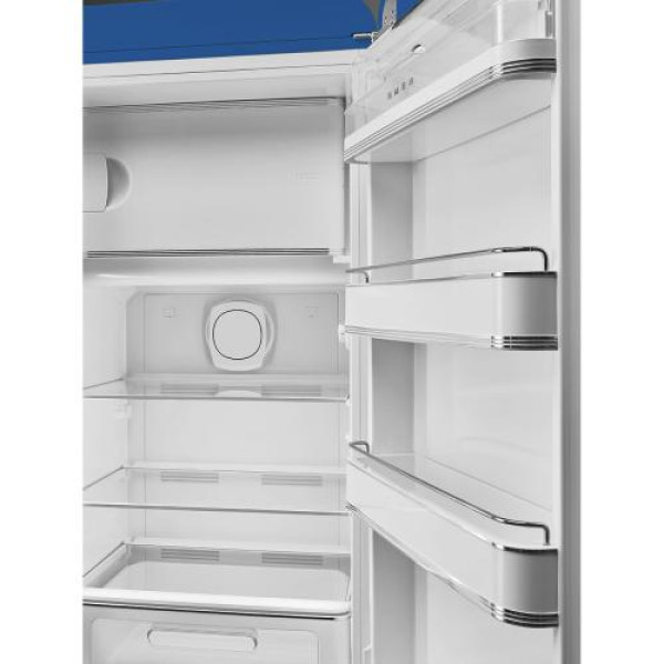Külmik smeg, 50-ndate stiil, 153 cm, 244/26 l, 35 db, mehaaniline juhtimine, sinine