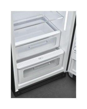 Külmik smeg, 50-ndate stiil, 153 cm, 244/26 l, 35 db, mehaaniline juhtimine, matt must tahvel-foto6