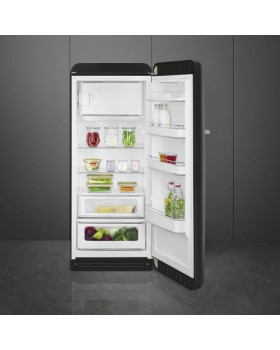 Külmik smeg, 50-ndate stiil, 153 cm, 244/26 l, 35 db, mehaaniline juhtimine, matt must tahvel-foto5
