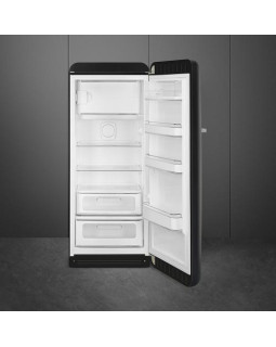 Külmik smeg, 50-ndate stiil, 153 cm, 244/26 l, 35 db, mehaaniline juhtimine, matt must tahvel-foto4
