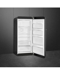 Külmik smeg, 50-ndate stiil, 153 cm, 244/26 l, 35 db, mehaaniline juhtimine, matt must tahvel-foto3