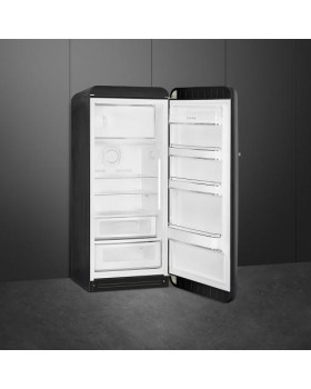 Külmik smeg, 50-ndate stiil, 153 cm, 244/26 l, 35 db, mehaaniline juhtimine, matt must tahvel-foto3
