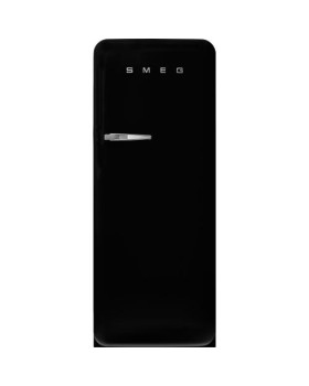 Külmik smeg, 50-ndate stiil, 153 cm, 244/26 l, 35 db, mehaaniline juhtimine, matt must