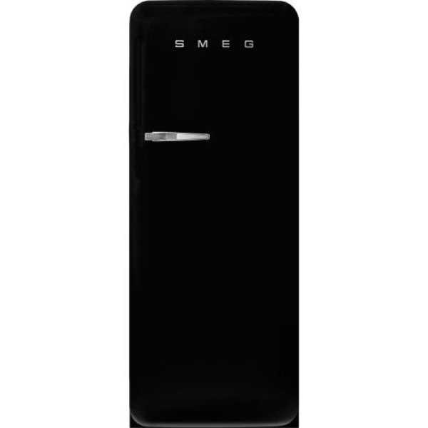 Külmik smeg, 50-ndate stiil, 153 cm, 244/26 l, 35 db, mehaaniline juhtimine, matt must