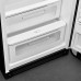 Külmik smeg, 50-ndate stiil, 153 cm, 244/26 l, 35 db, mehaaniline juhtimine, matt must