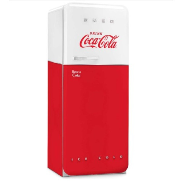 Külmik smeg, 50-ndate stiil, 150 cm, 244/26 l, 35 db, elektrooniline juhtimine, coca-cola Kodumasinad