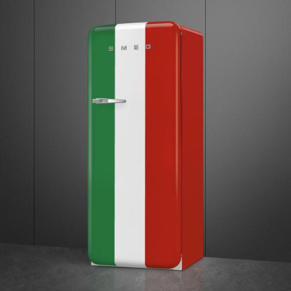 Külmik smeg, 50-ndate stiil, 153 cm, 244/26 l, 35 db, mehaaniline juhtimine, itaalia trikoloor