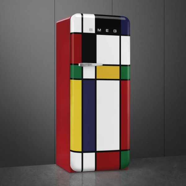 Külmik smeg, 50-ndate stiil, 153 cm, 244/26 l, 35 db, mehaaniline juhtimine, värviline