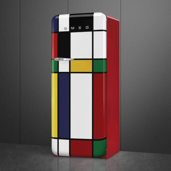 Külmik smeg, 50-ndate stiil, 153 cm, 244/26 l, 35 db, mehaaniline juhtimine, värviline