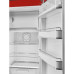 Külmik smeg, 50-ndate stiil, 153 cm, 244/26 l, 35 db, mehaaniline juhtimine, värviline