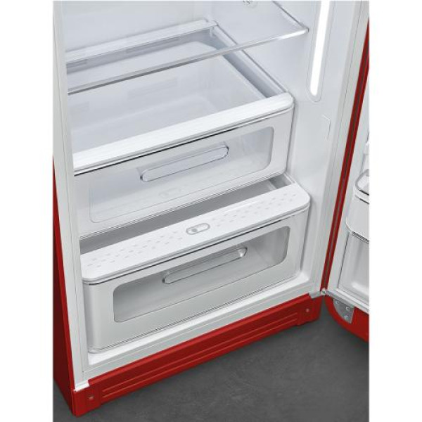 Külmik smeg, 50-ndate stiil, 153 cm, 244/26 l, 35 db, mehaaniline juhtimine, värviline