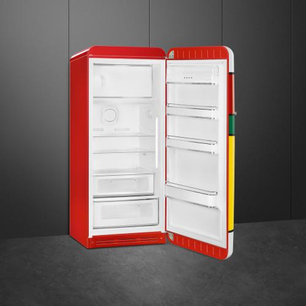 Külmik smeg, 50-ndate stiil, 153 cm, 244/26 l, 35 db, mehaaniline juhtimine, värviline