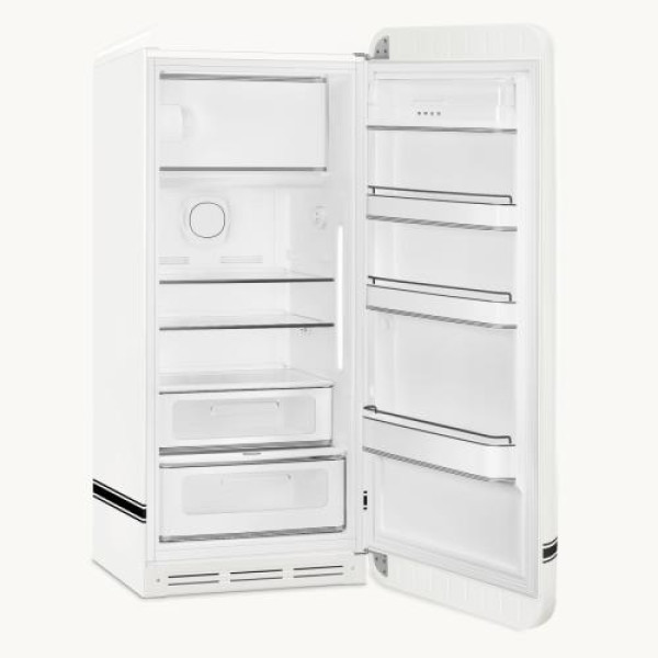 Külmik smeg, 50-ndate stiil, 153 cm, 244/26 l, 35 db, mehaaniline juhtimine, parem, carrara white