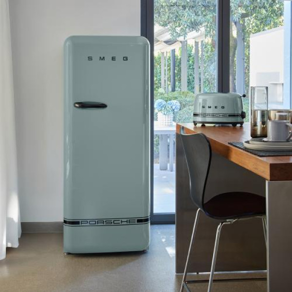 Külmik smeg, 50-ndate stiil, 153 cm, 244/26 l, 35 db, mehaaniline juhtimine, parem, shade green