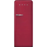 Külmik smeg, 50-ndate stiil, 153 cm, 244/26 l, 35 db, mehaaniline juhtimine, rubiinpunane